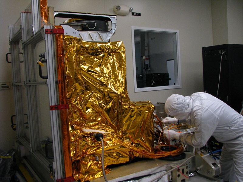 Non-flight model ABI prototype in a clean room in Fort Wayne