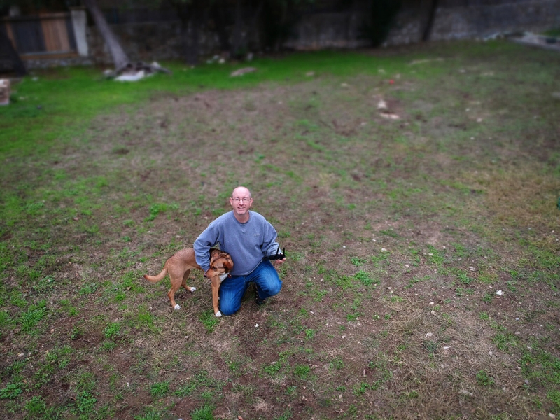 The Shallow Focus shot is a compilation of images that the drone puts together to create the effect. The final image is a lower resolution, suitable for email or social media.
