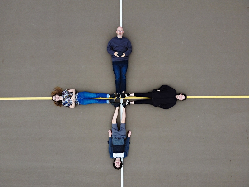 “Family on the Basketball Court,” captured by the DJI Mavic Mini, 1/160 second at f/2.8, ISO 100