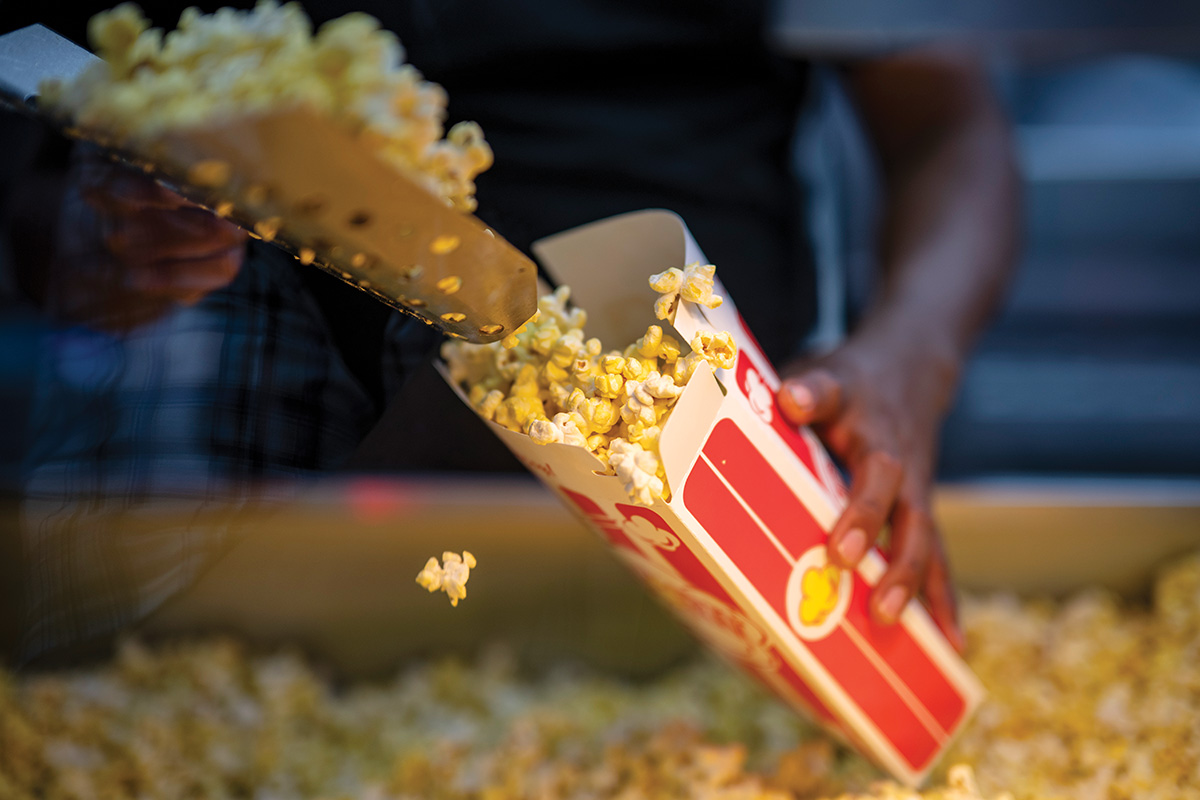 I photographed the popcorn vendor with a Nikkor Z 50mm f/1.2 S lens and exposure set to 1/1,250 second at f/1.3, ISO 160. The Z 7II was in aperture priority and +2/3 EV.