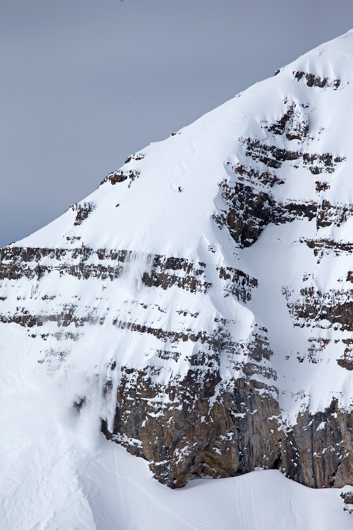 Derek Depiero skis Shirley's Snowfield