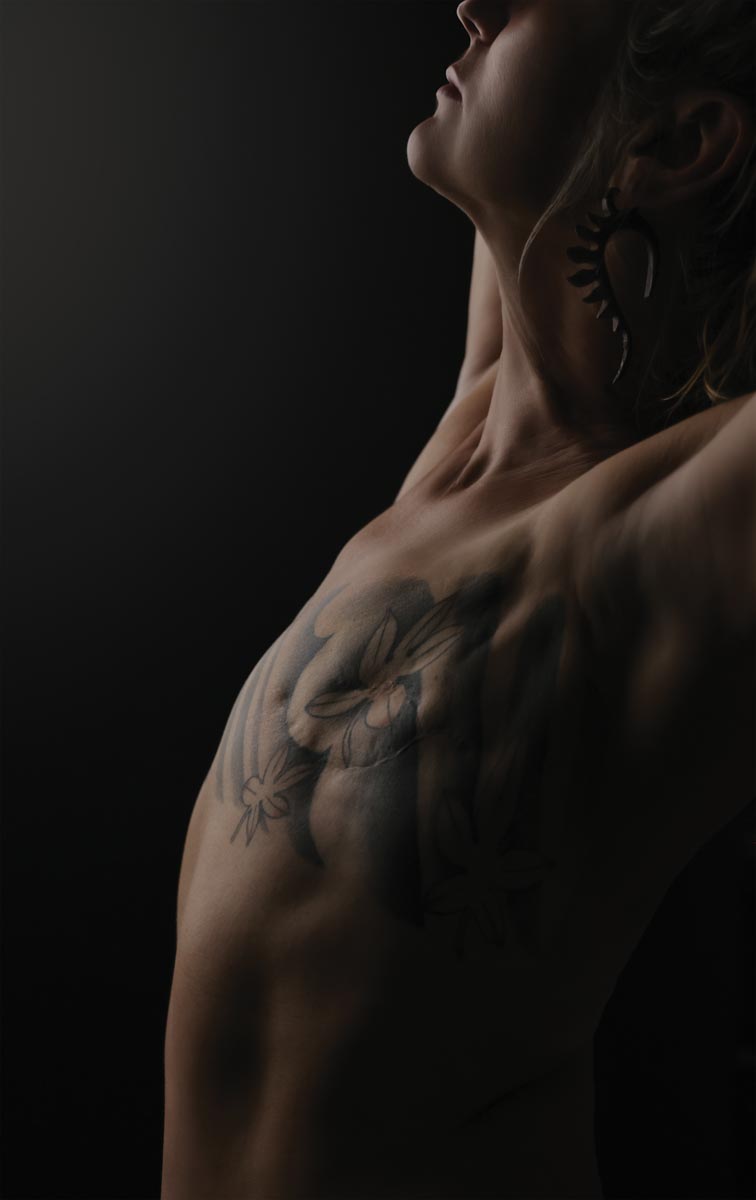 portrait of breast cancer survivor