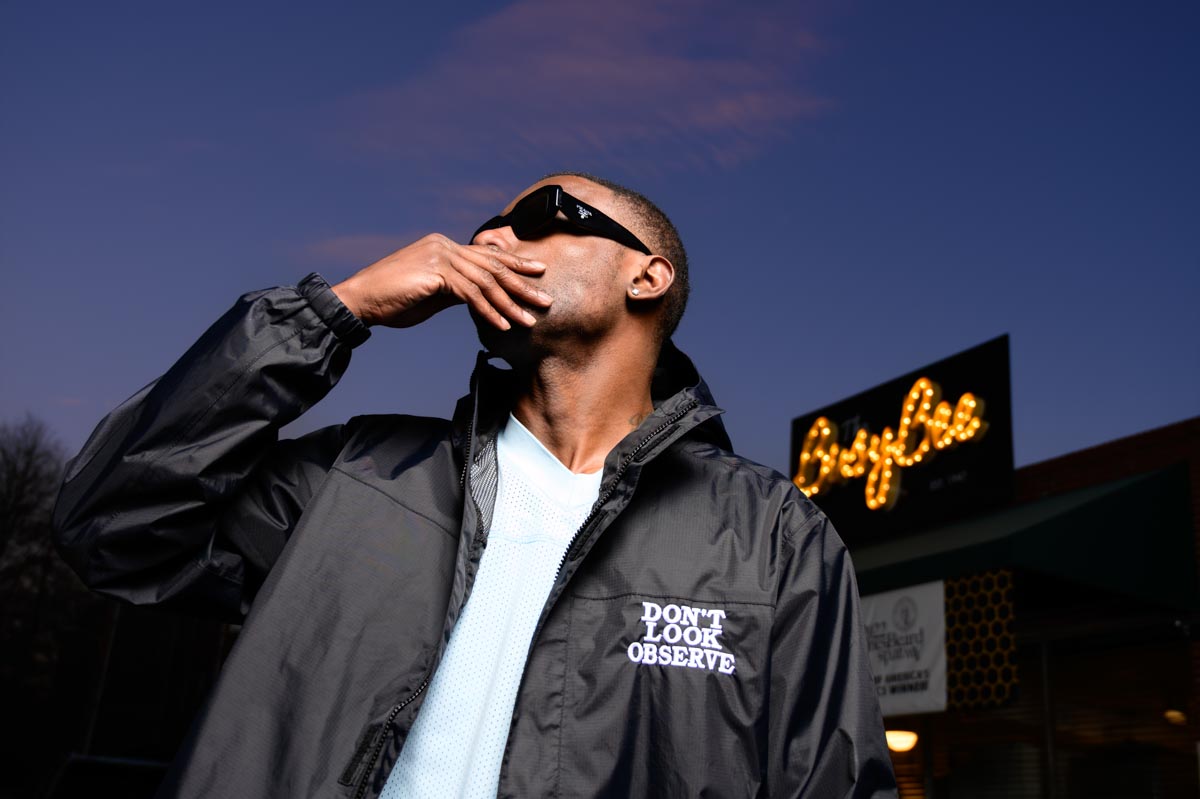 portrait of entrepreneur and musician D'Angelo